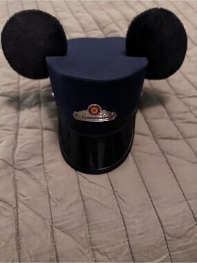 Rare Conductor Mickey Ear Hat - Navy Blue